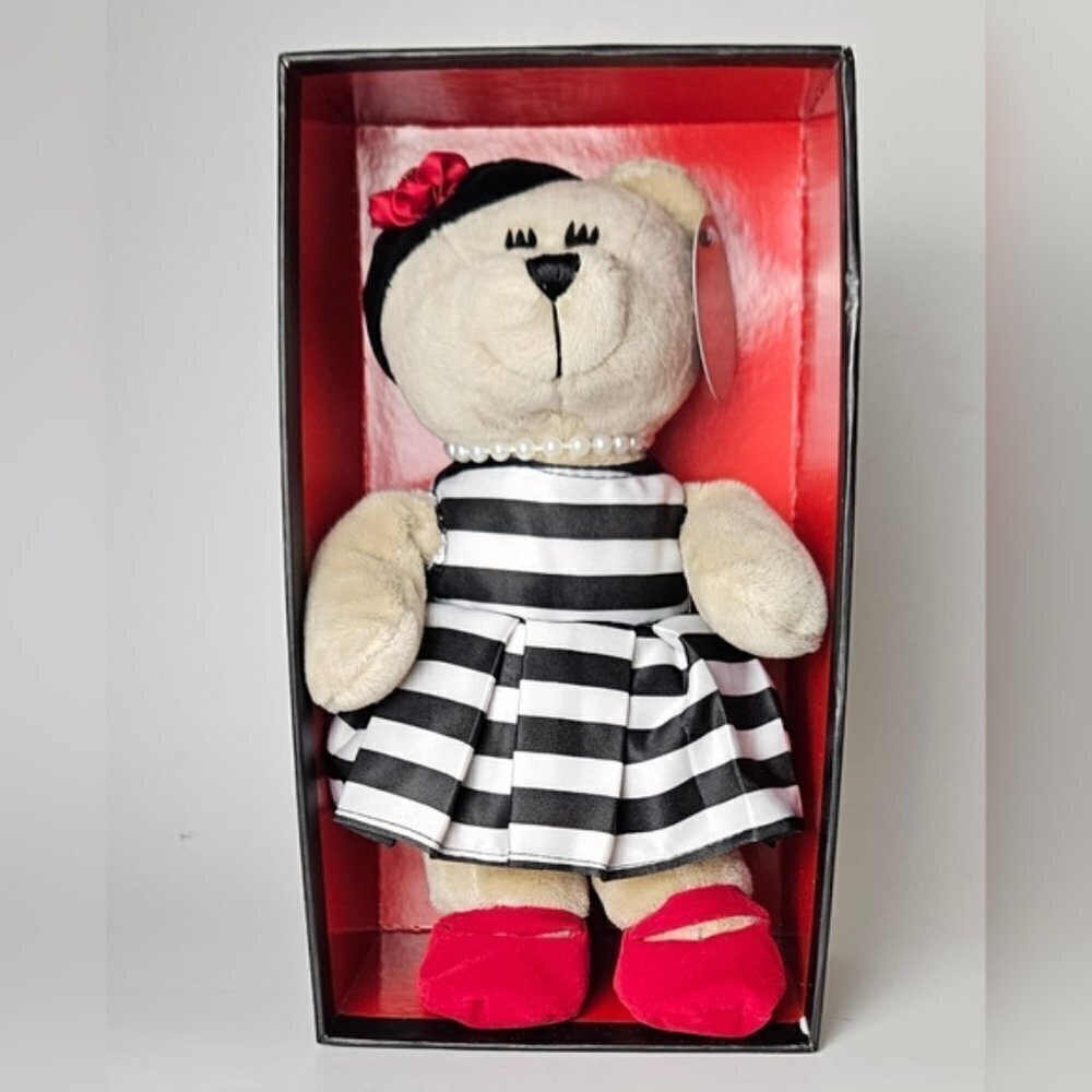 NWT Starbucks Bearista Alice Olivia 2013 Plush Stacy Bendet Rare